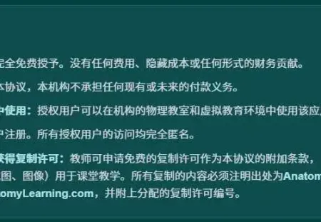 Anatomy Learning 3.1.494：3D人体解剖学习