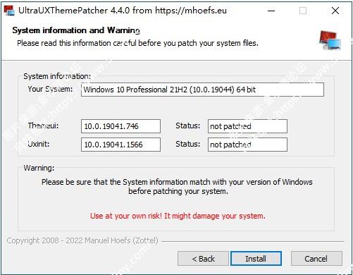 Windows 主题高级限制工具 UltraUXThemePatcher 4.4.1 免费下载