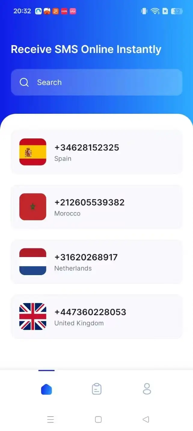 虚拟手机号- 接码用，无限注册国内外软件！