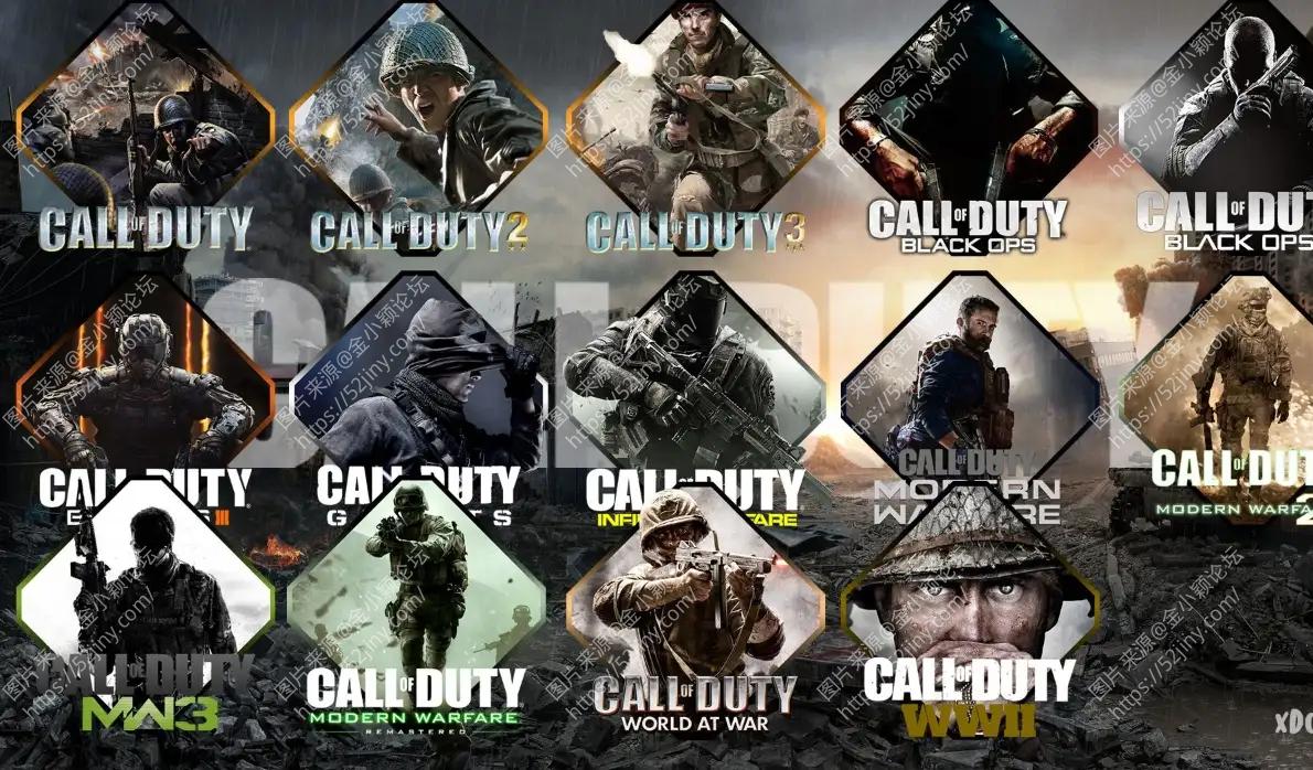 使命召唤系列合集COD 1-21部 中文版 全DLC+MOD PC单机联机游戏射击游戏