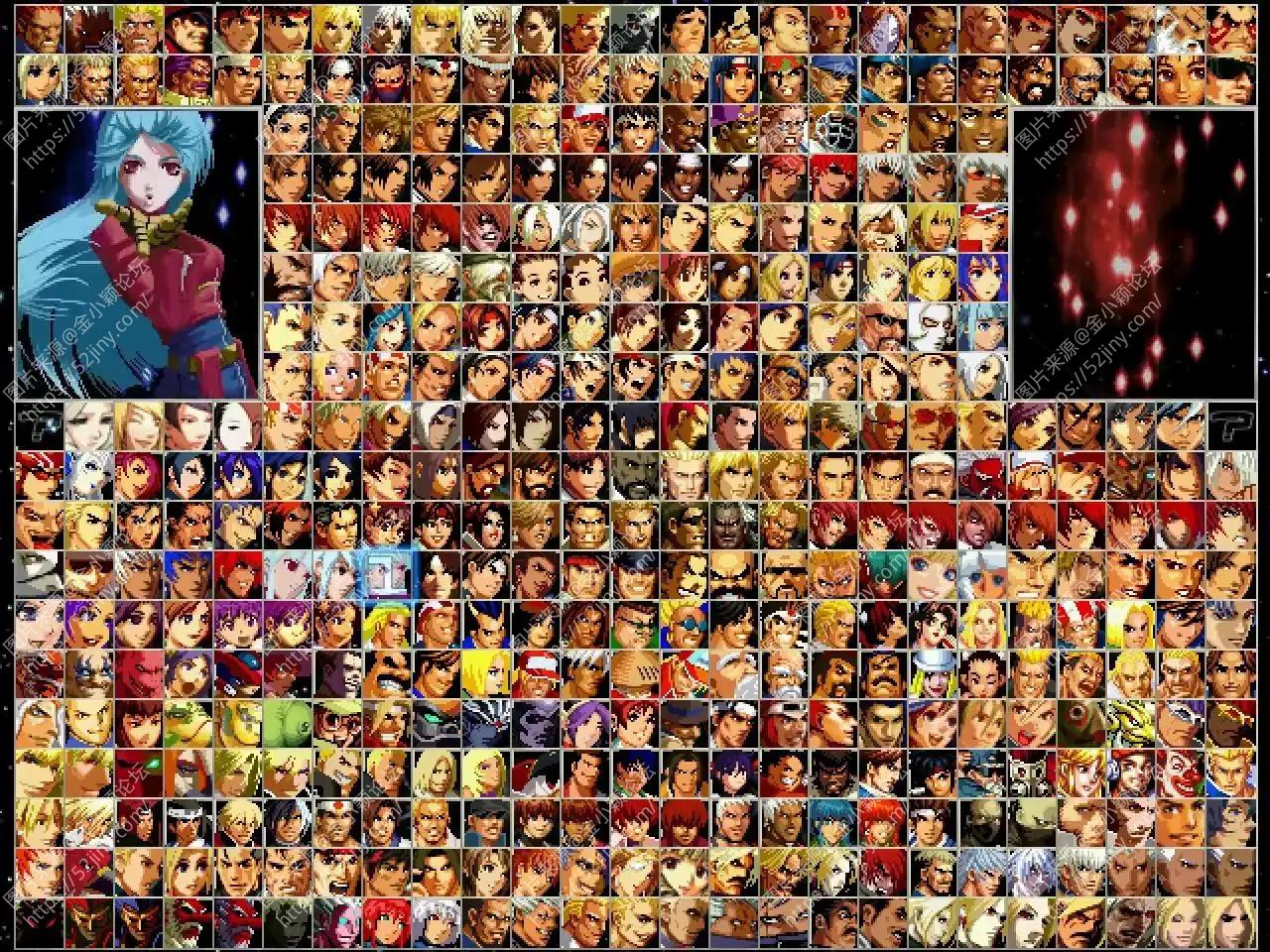 拳皇格斗游戏【MUGEN整合包下载】拳皇强凶角色640位人物整合 来自千寻